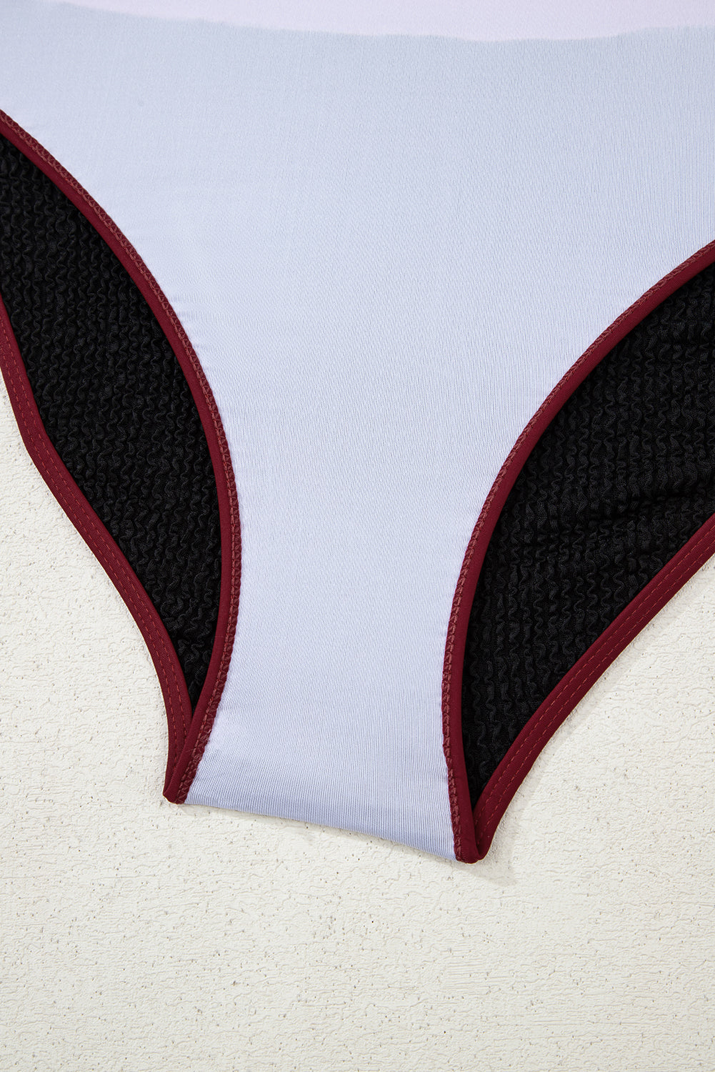Beau Blue Color Block High Waisted Sexy Bikini Set